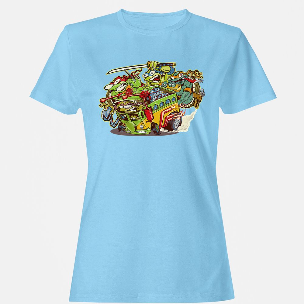 Women's T-Shirt - KYV7RX3F - Light Blue - 8