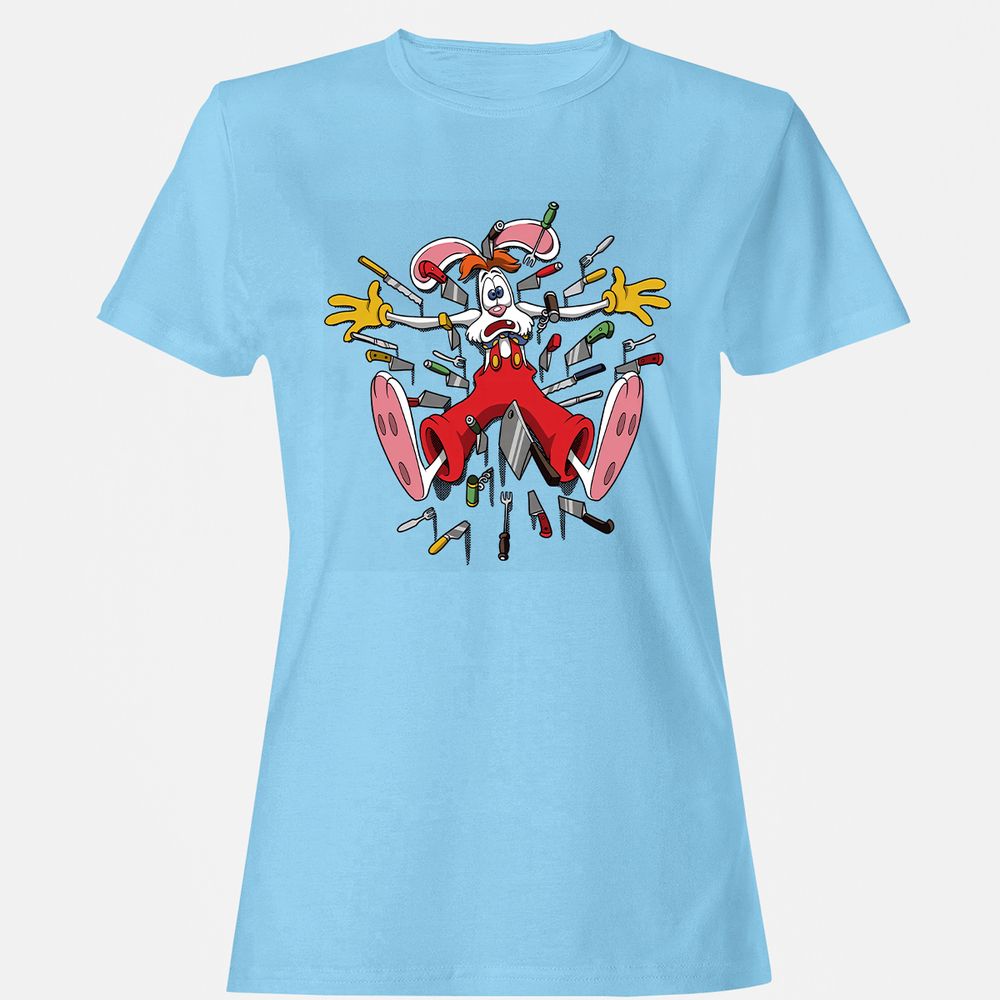 Women's T-Shirt - YW8VSHJB - Light Blue - 8