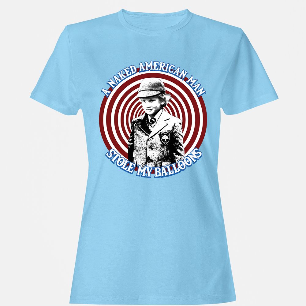 Women's T-Shirt - SJF9LXT8 - Light Blue - 8