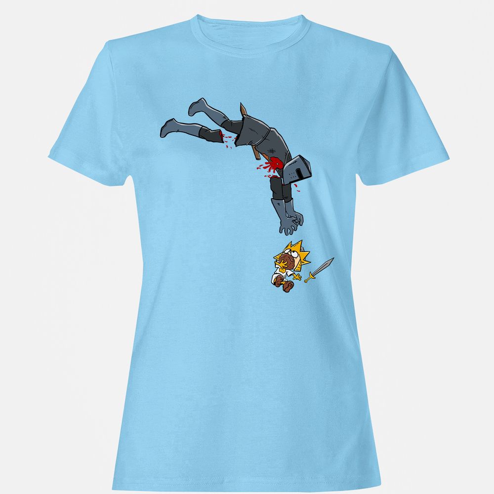 Women's T-Shirt - Z7MLTEQ4 - Light Blue - 8