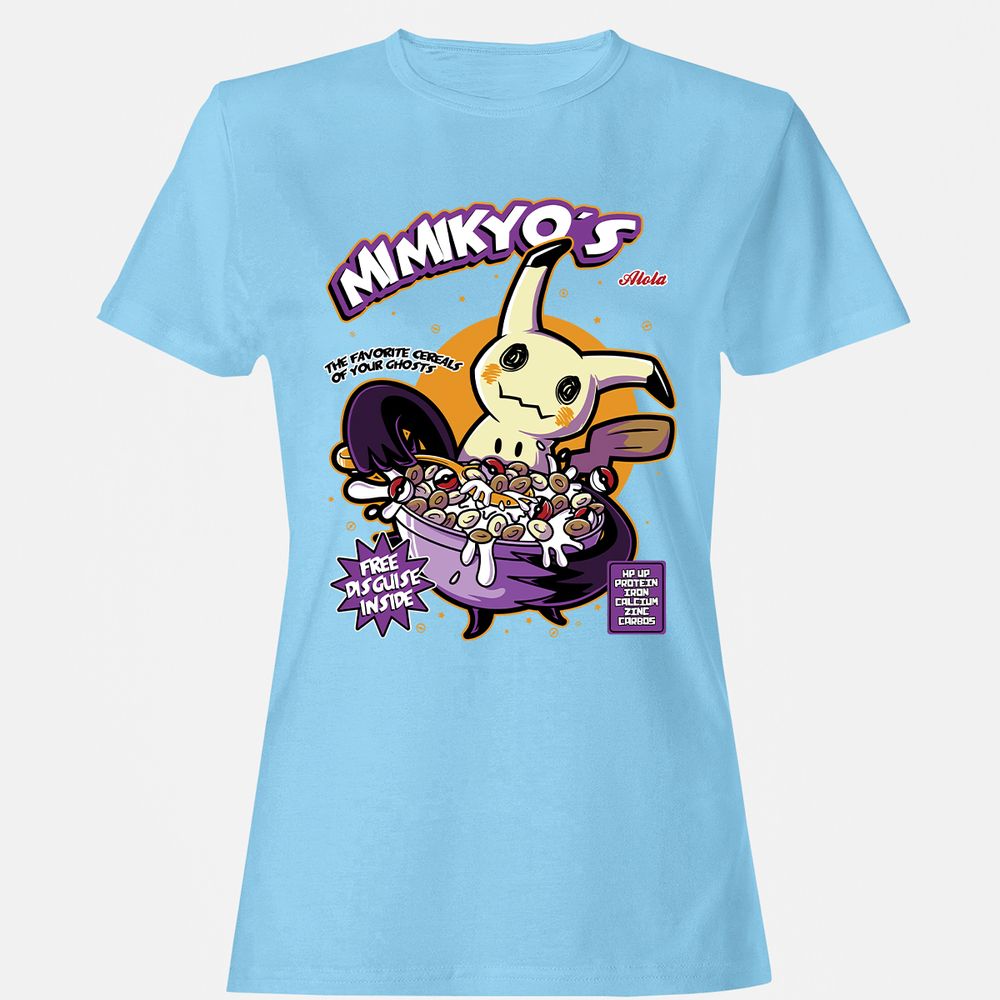 Women's T-Shirt - C7S5GGG1 - Light Blue - 8