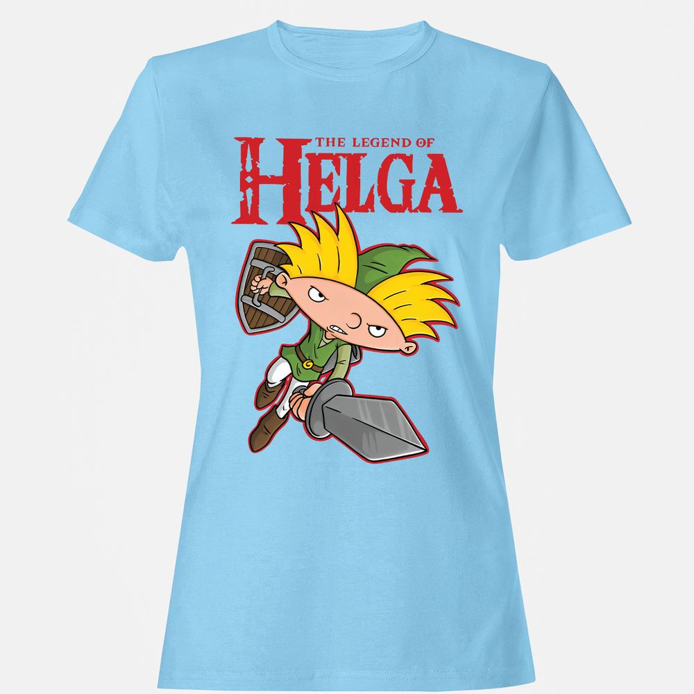 Women's T-Shirt - KVJC5TF9 - Light Blue - 8