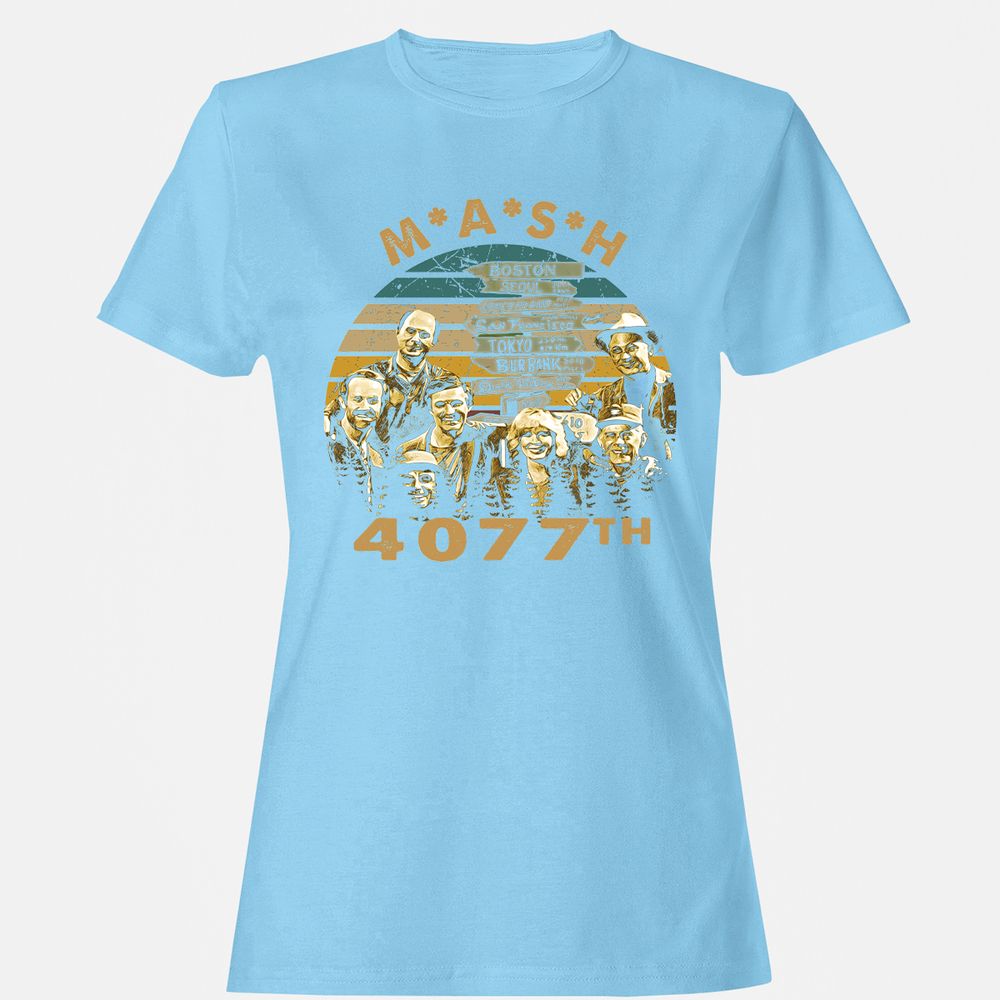 Women's T-Shirt - SDZNV735 - Light Blue - 8