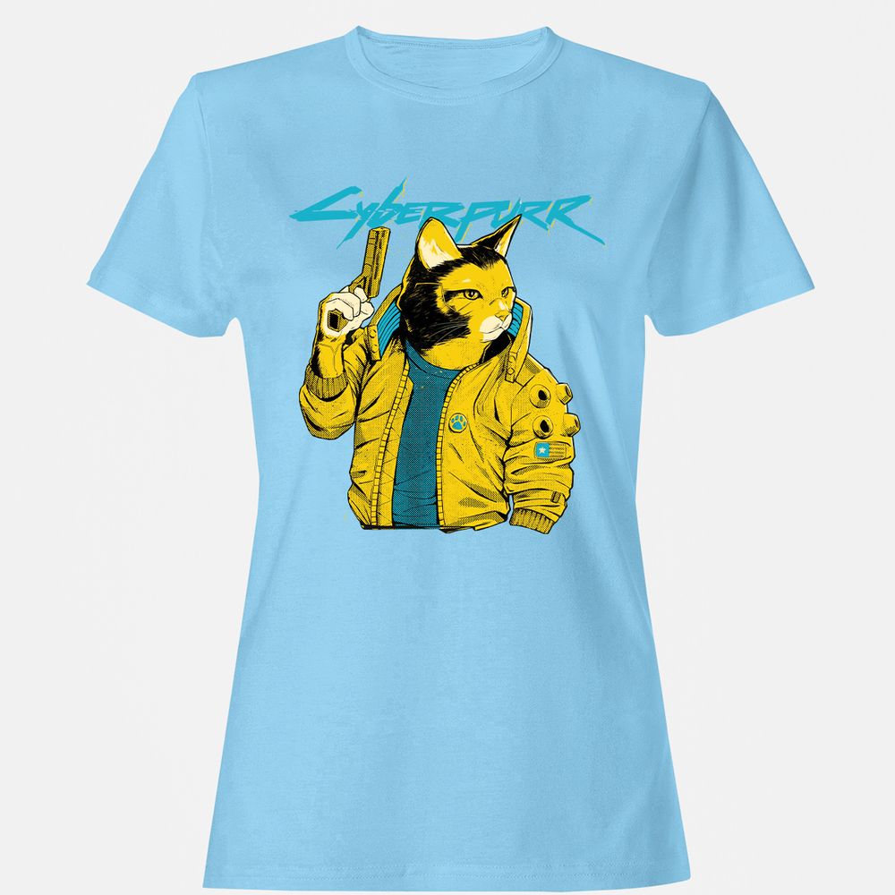 Women's T-Shirt - A5VPJGCM - Light Blue - 8