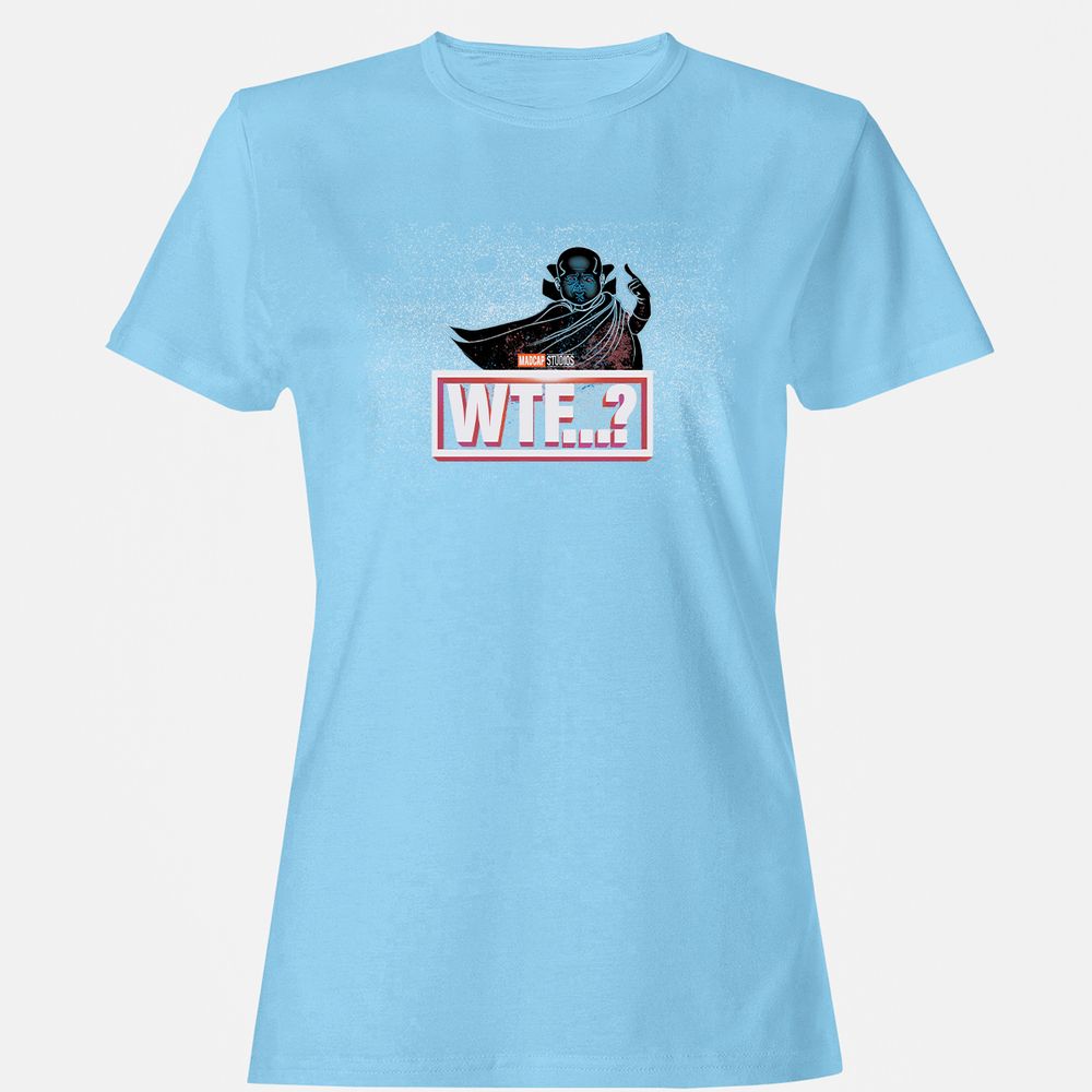 Women's T-Shirt - B8N4UCPL - Light Blue - 8
