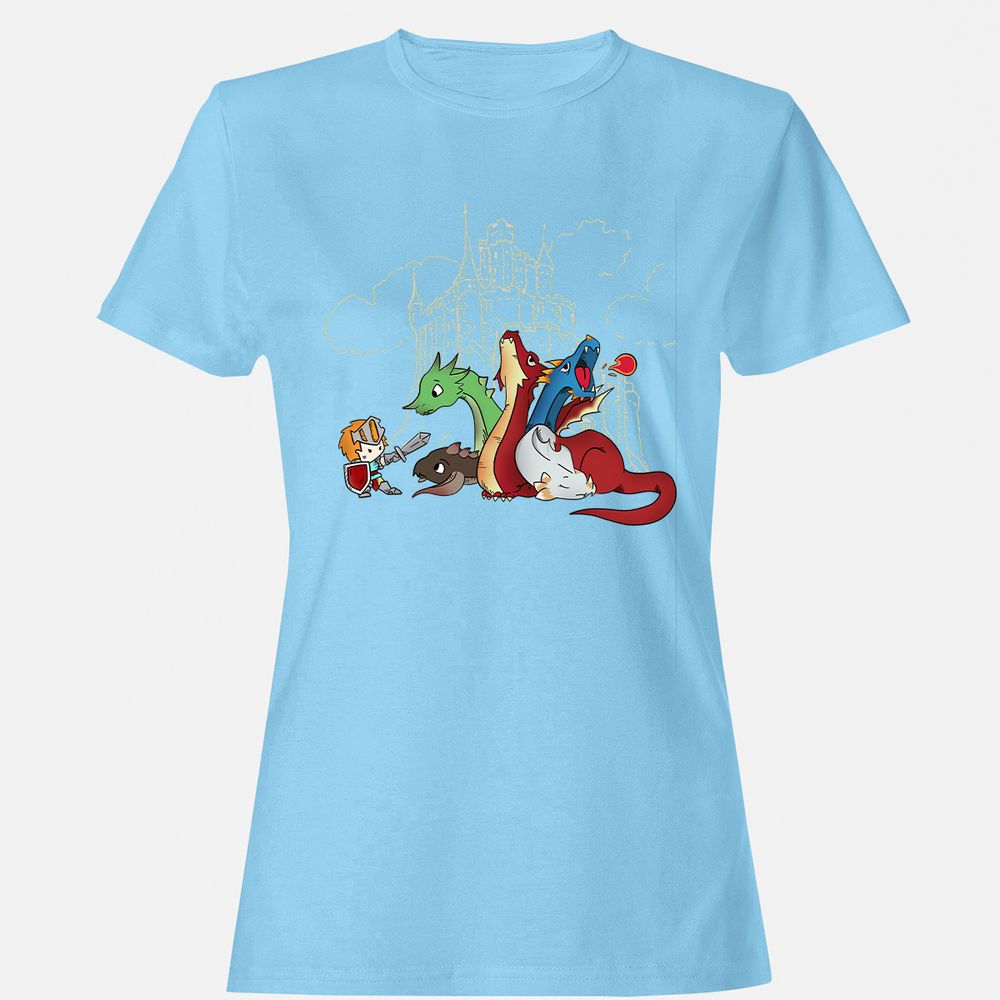 Women's T-Shirt - WAJ6BS4S - Light Blue - 8