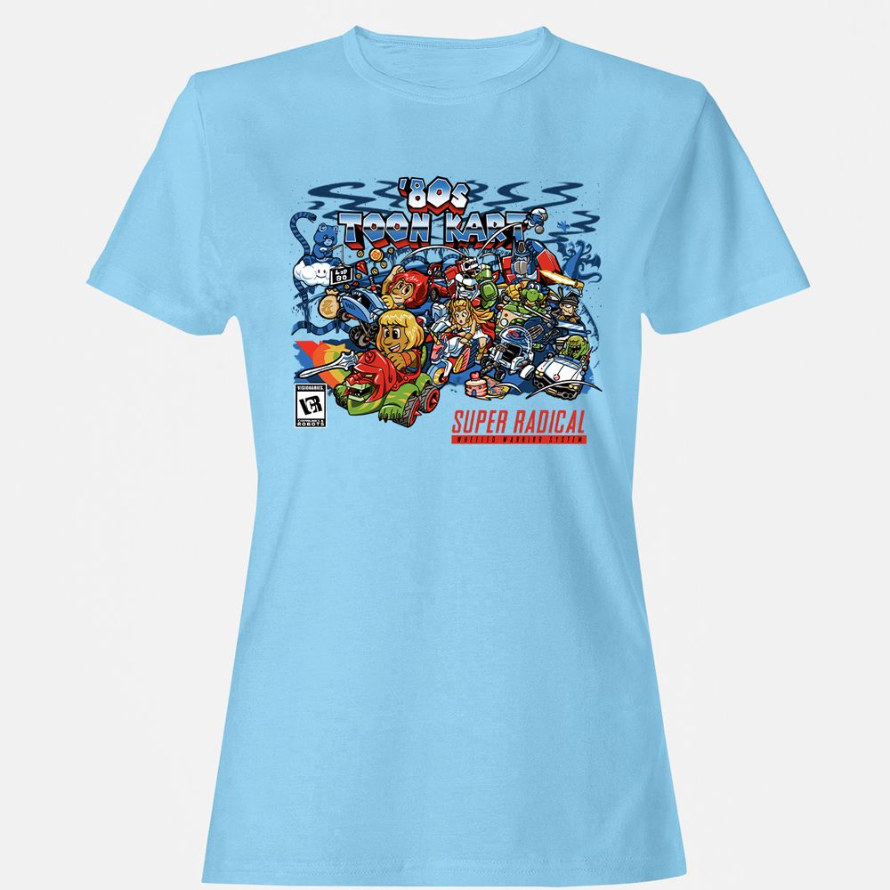 Women's T-Shirt - 8Q3YKAS4 - Light Blue - 8