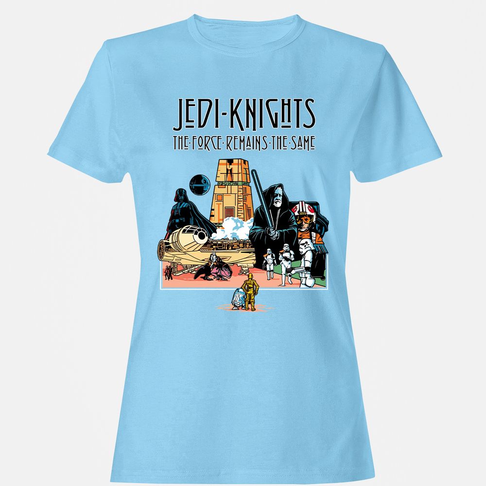 Women's T-Shirt - QFAMKFV3 - Light Blue - 8