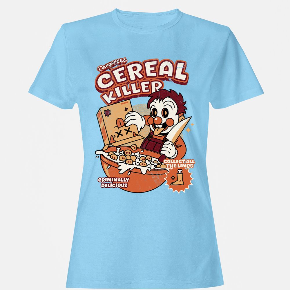 Women's T-Shirt - FD3CKEHZ - Light Blue - 8