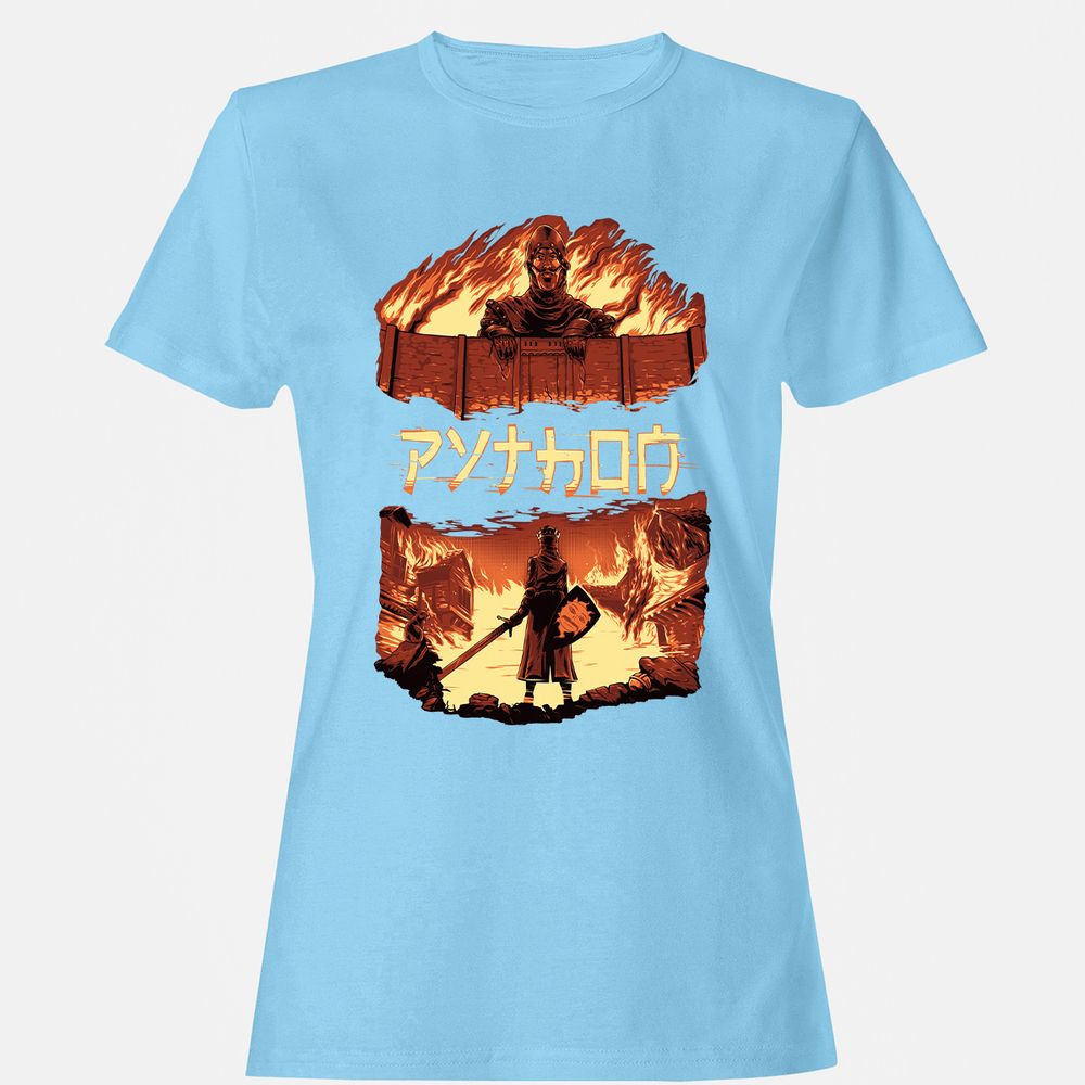 Women's T-Shirt - 8WHCQ3G8 - Light Blue - 8