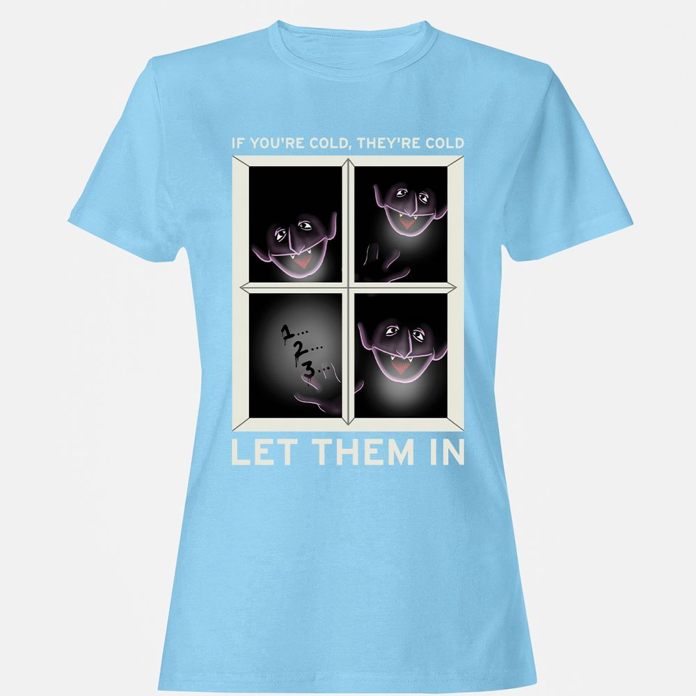 Women's T-Shirt - 94BMZNJL - Light Blue - 8