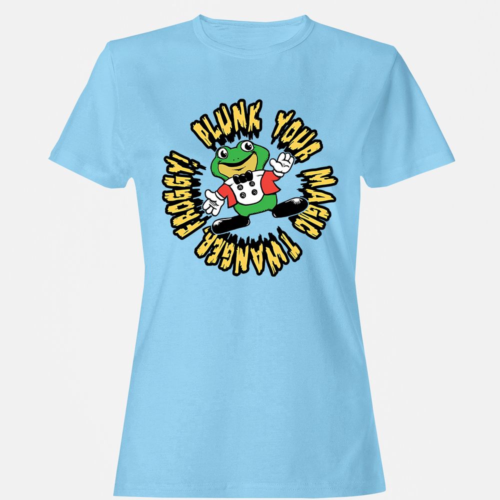 Women's T-Shirt - S4M6DA9Q - Light Blue - 8