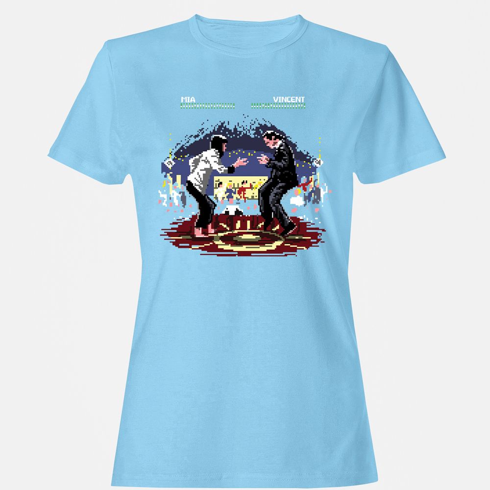 Women's T-Shirt - X3DPWVC4 - Light Blue - 8