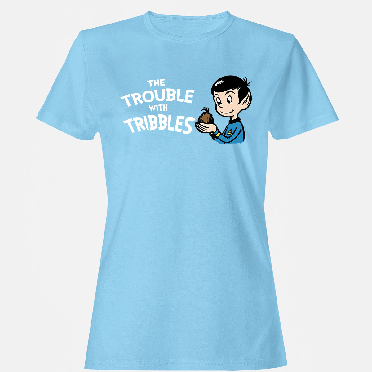 Women's T-Shirt - 9AU6W6TY - Light Blue - 8