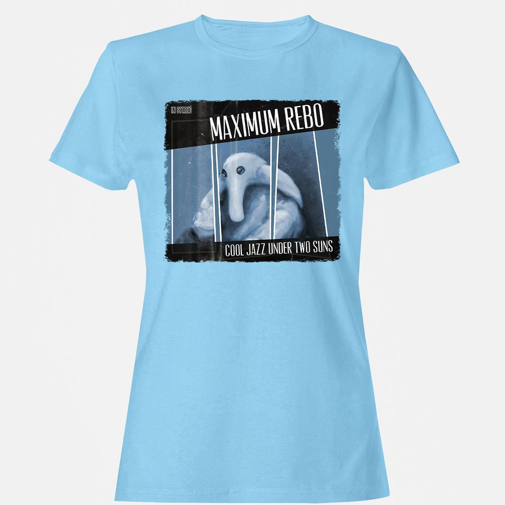 Women's T-Shirt - 5FQCT8D4 - Light Blue - 8