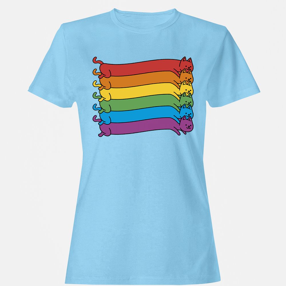 Women's T-Shirt - SRT35595 - Light Blue - 8