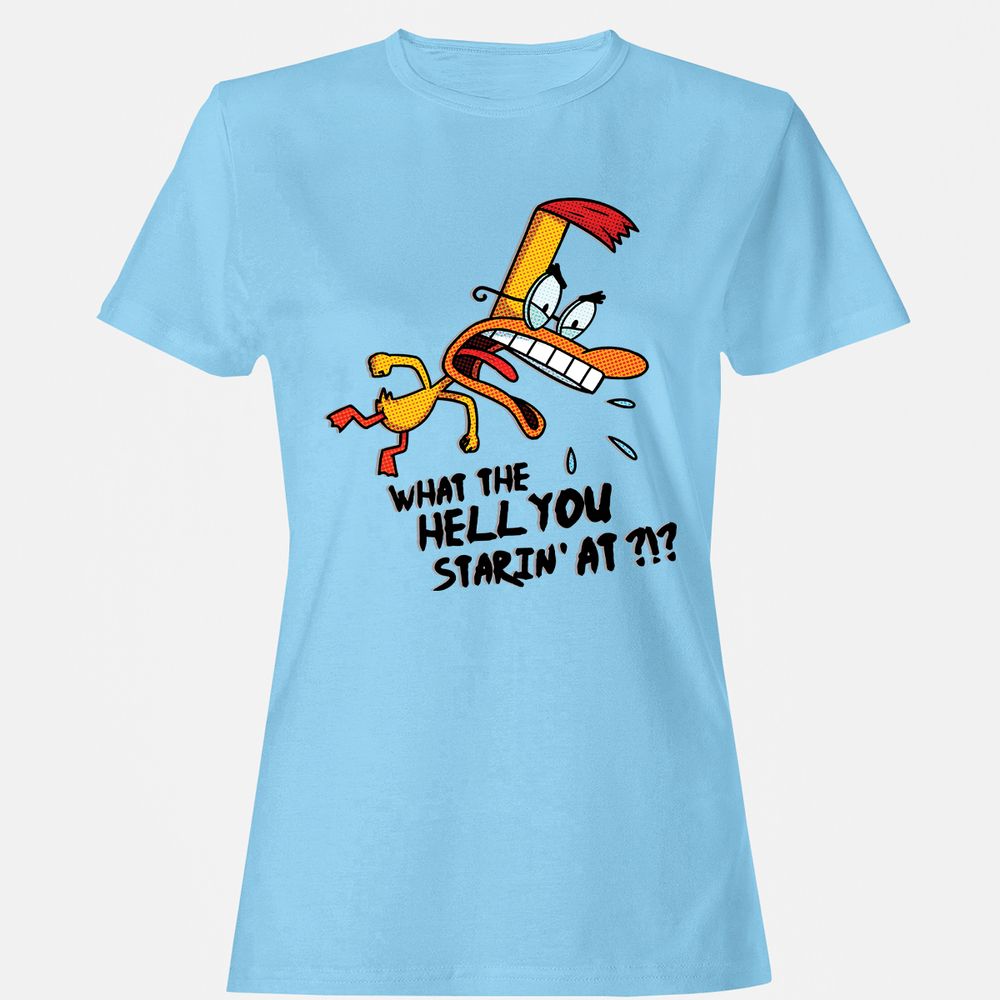Women's T-Shirt - 83J4JYQF - Light Blue - 8