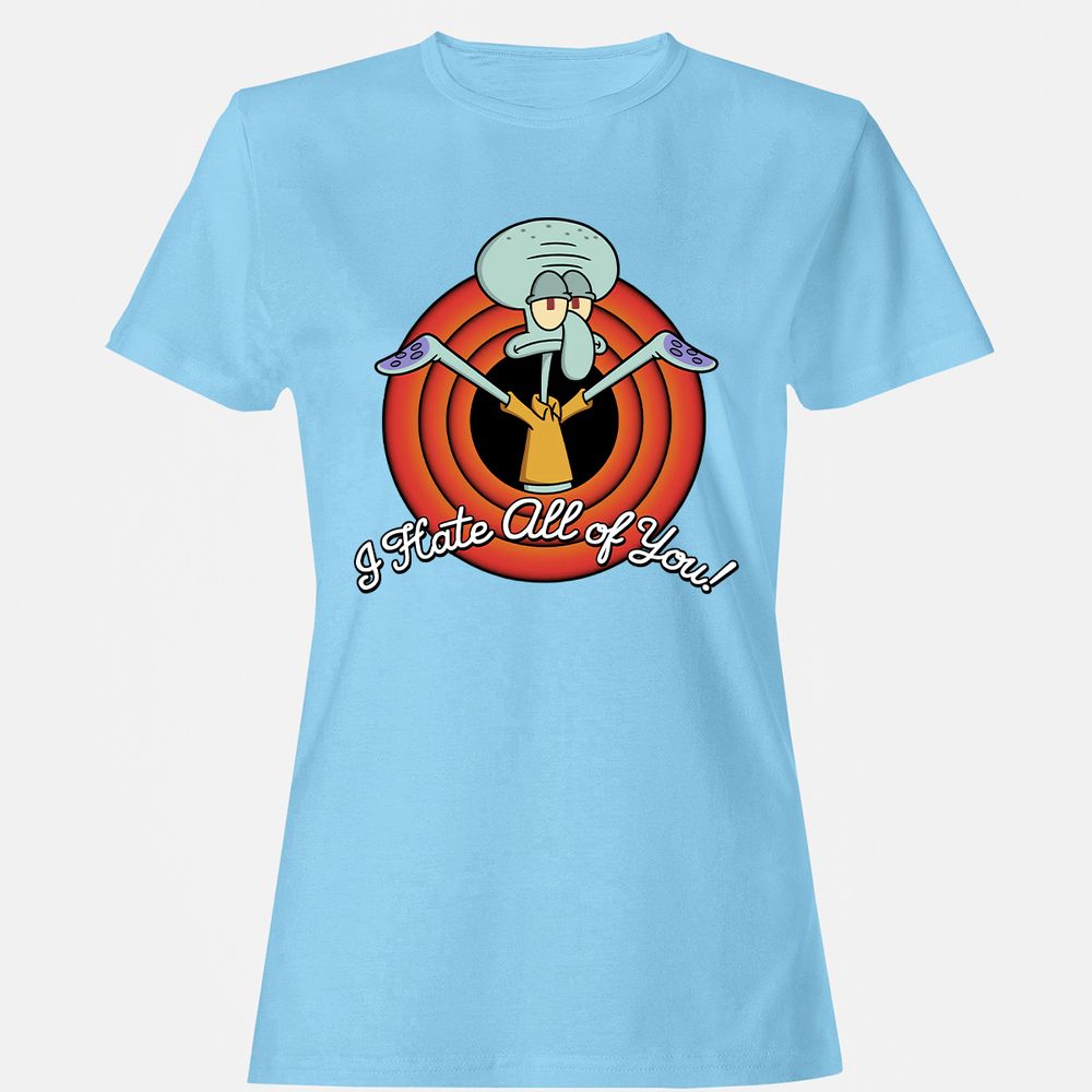 Women's T-Shirt - GZJCEBW4 - Light Blue - 8