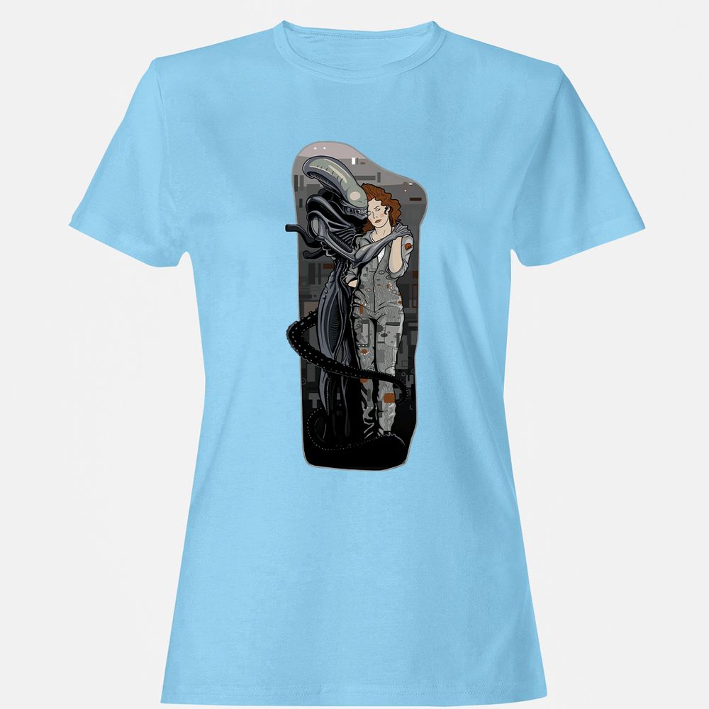Women's T-Shirt - E9KK14VC - Light Blue - 8