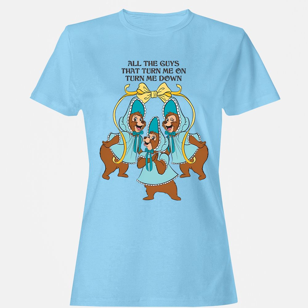 Women's T-Shirt - EU7HD1KR - Light Blue - 8