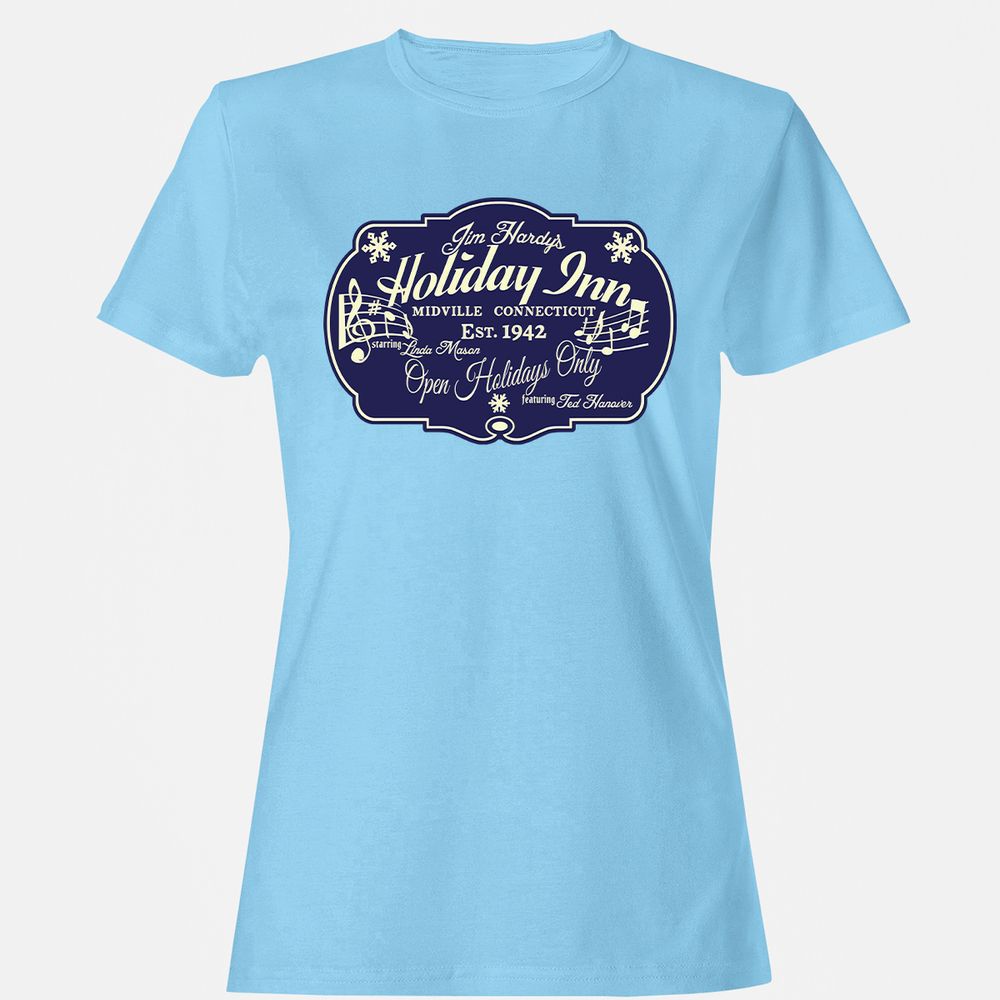 Women's T-Shirt - 2P6BVF4X - Light Blue - 8