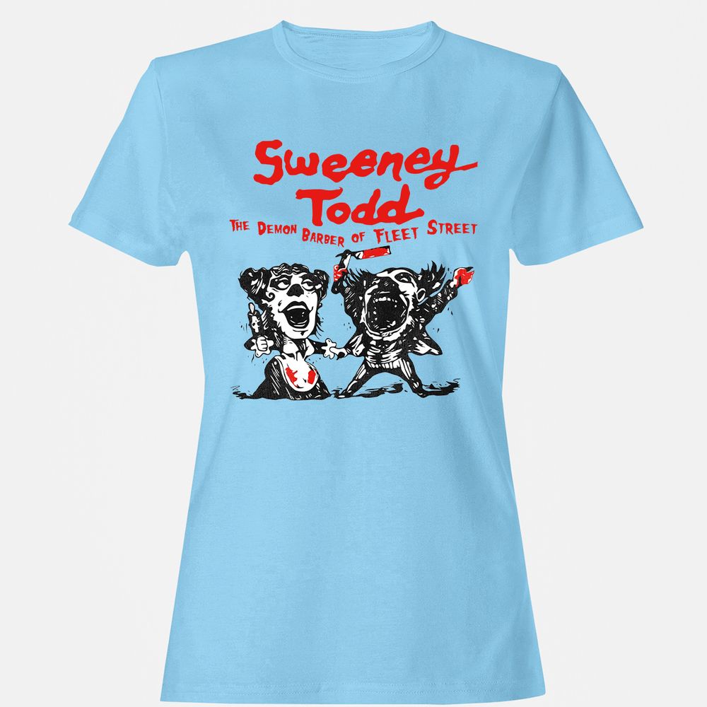 Women's T-Shirt - ZDZ6YRM9 - Light Blue - 8