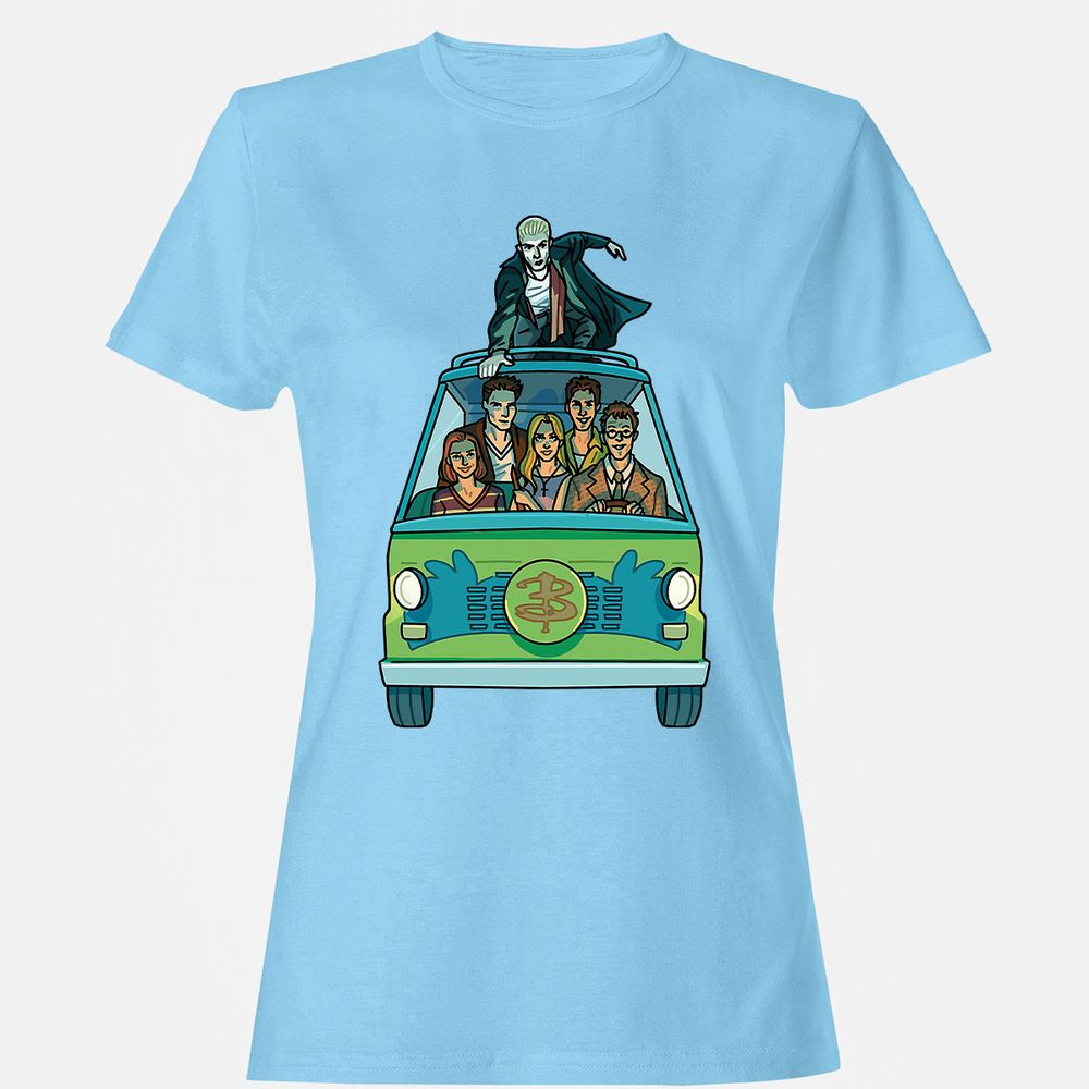 Women's T-Shirt - 7QKQVL6C - Light Blue - 8