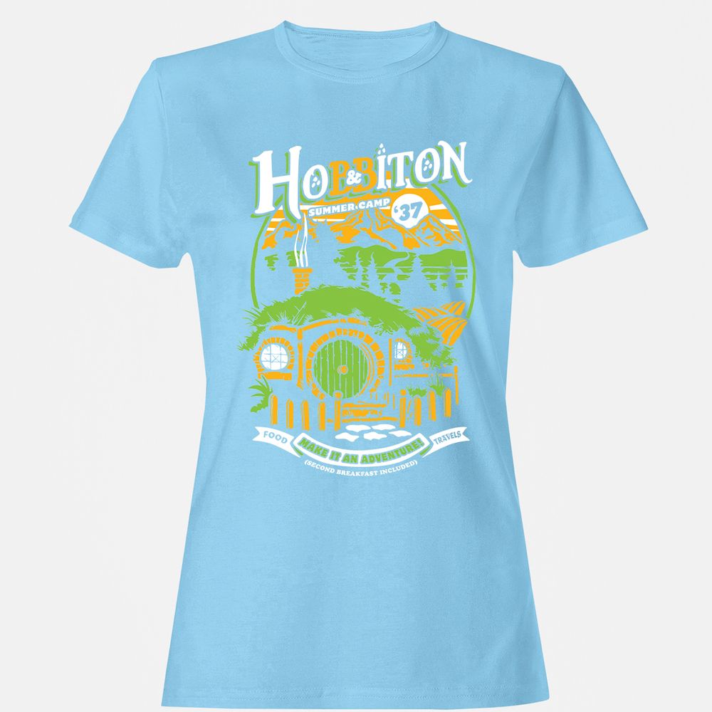 Women's T-Shirt - N5LZ59XE - Light Blue - 8