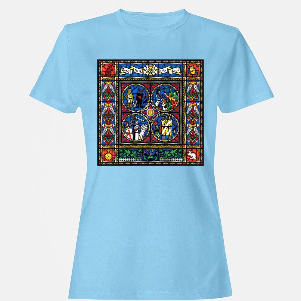 Women's T-Shirt - PDZRWYG7 - Light Blue - 8