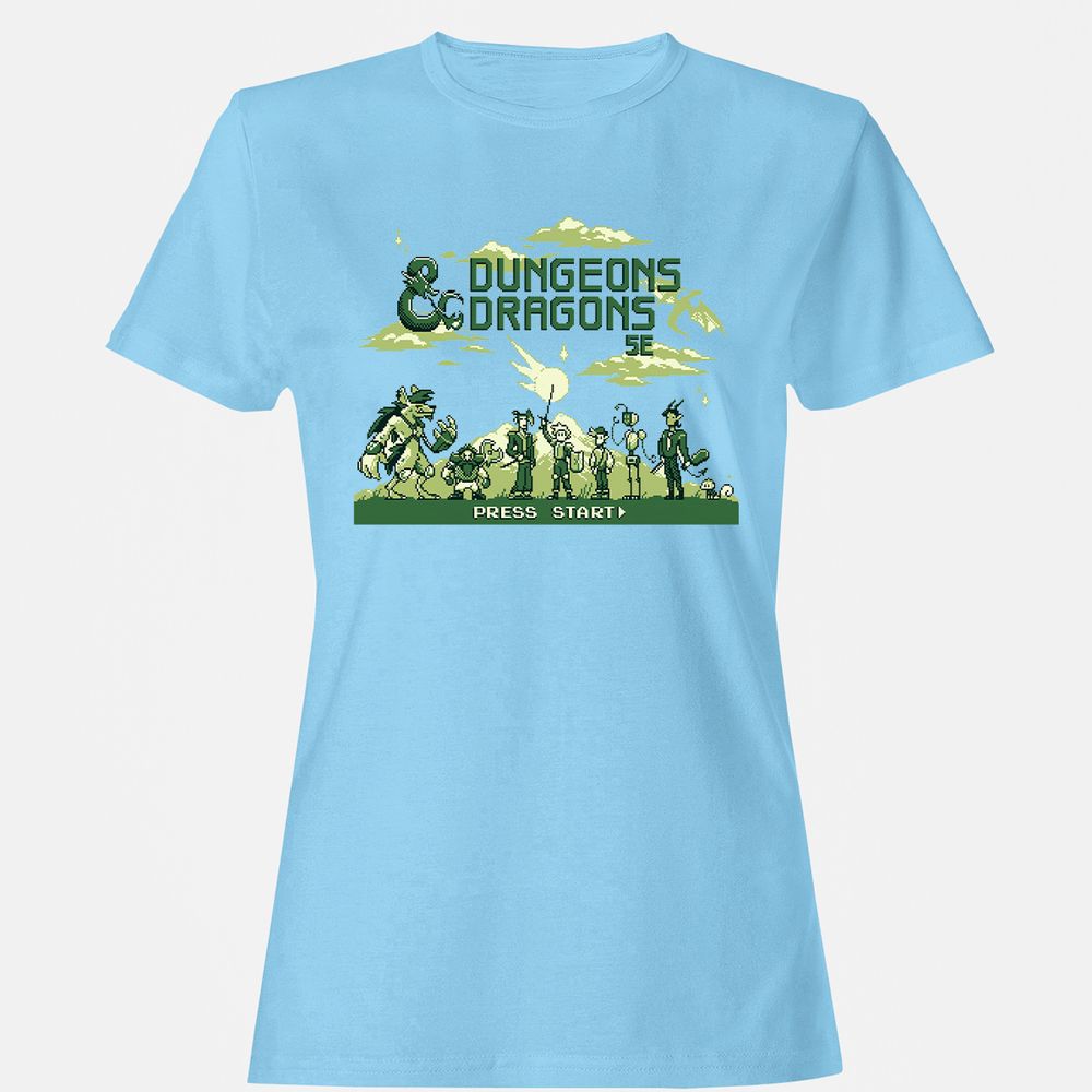 Women's T-Shirt - XKG5DMCG - Light Blue - 8