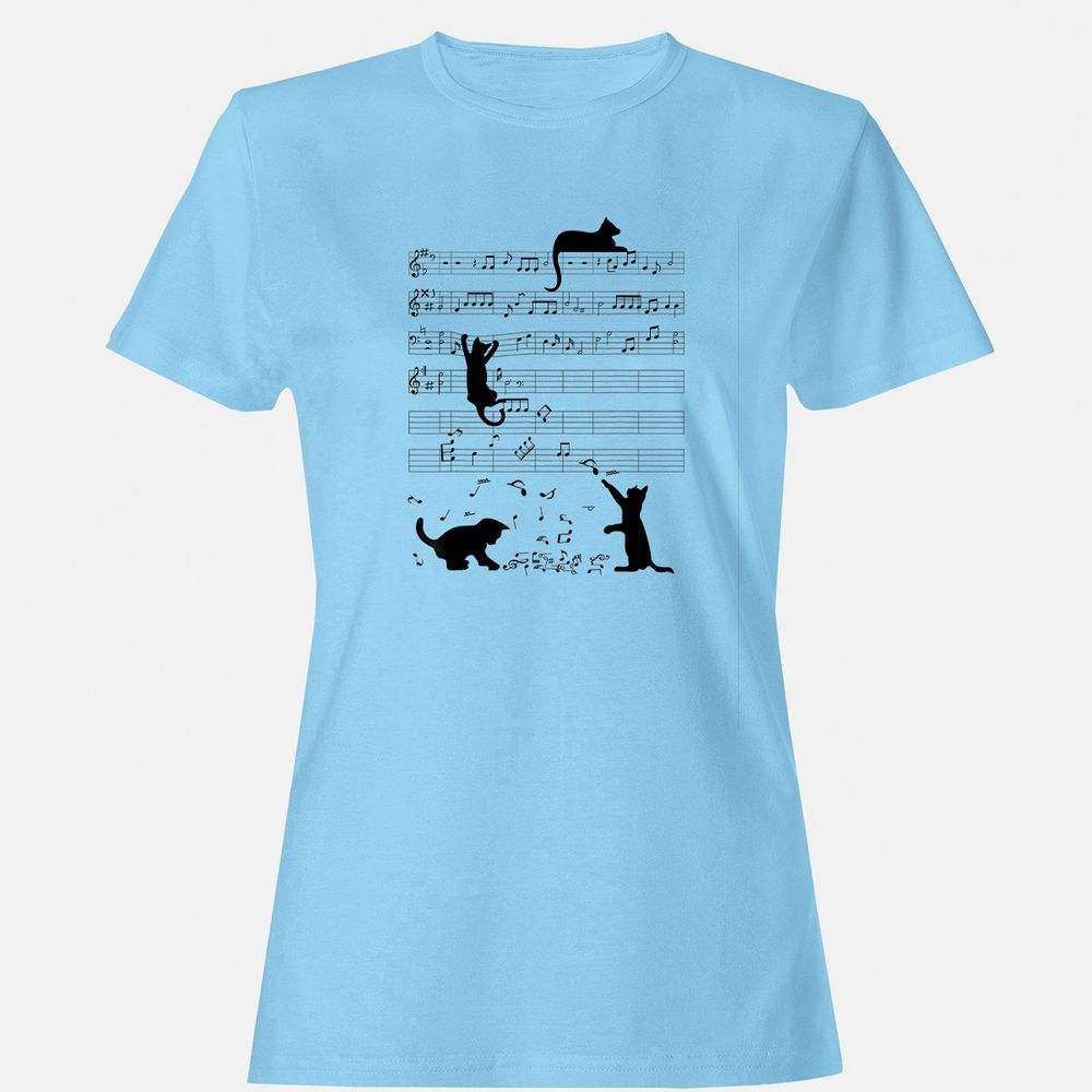 Women's T-Shirt - S5K95JTV - Light Blue - 8