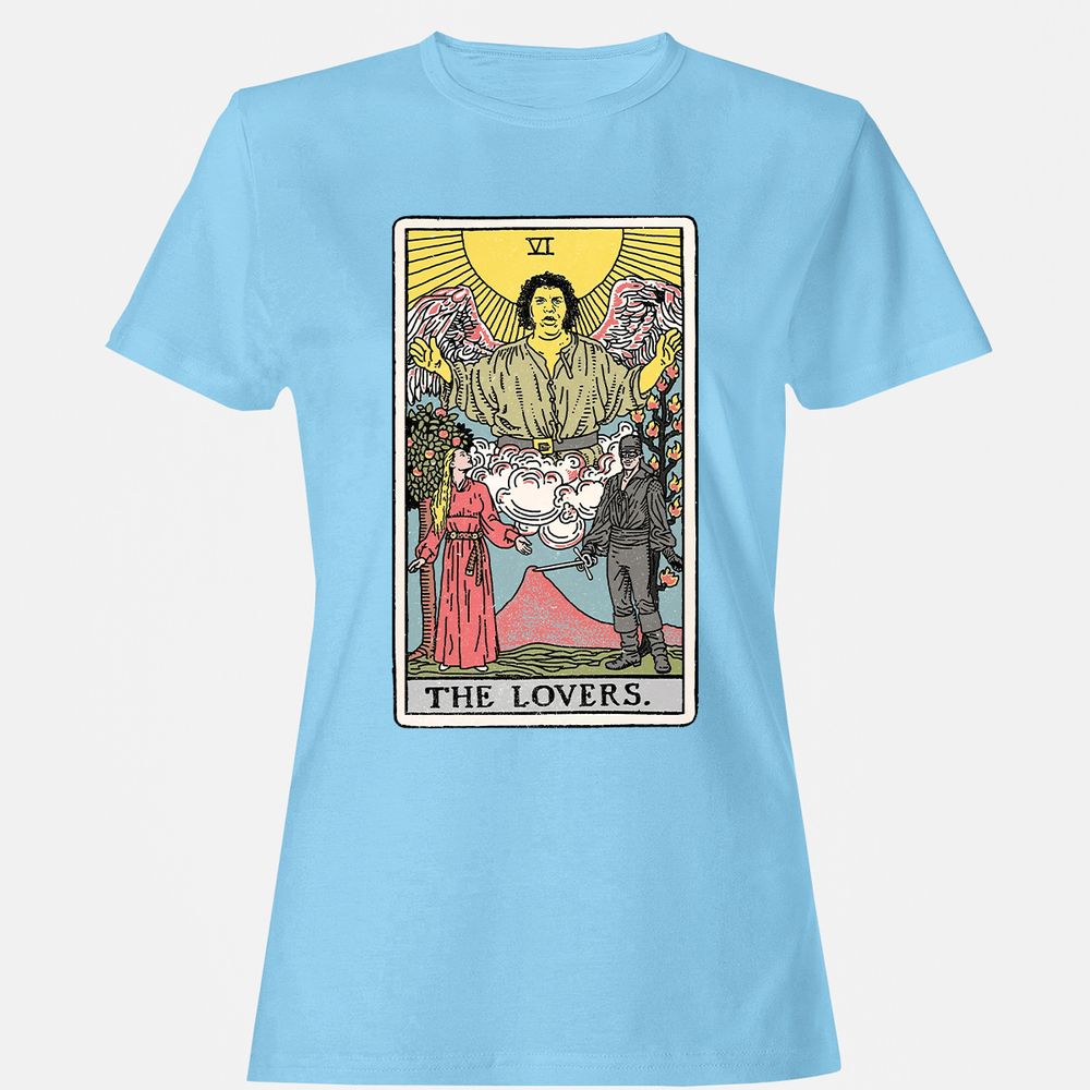 Women's T-Shirt - 5DJQV835 - Light Blue - 8