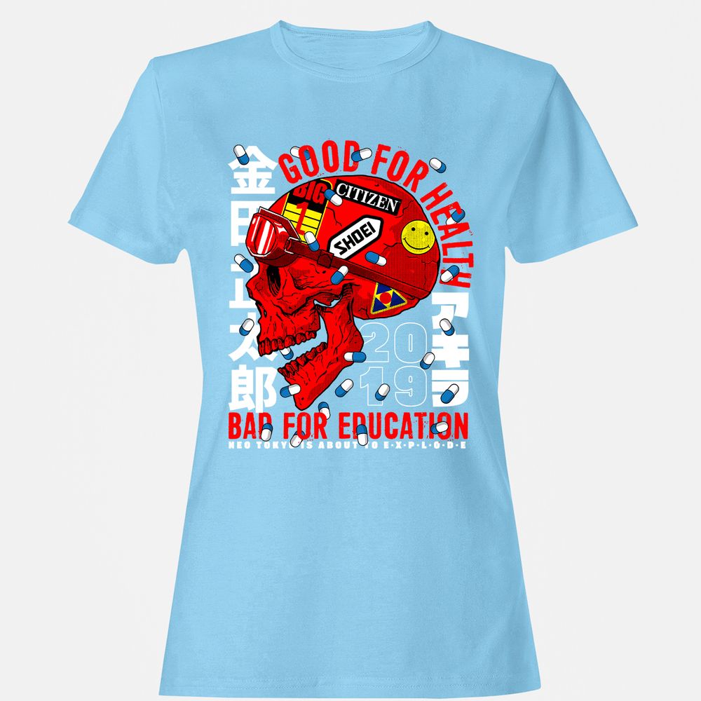 Women's T-Shirt - 7VS4C4DY - Light Blue - 8