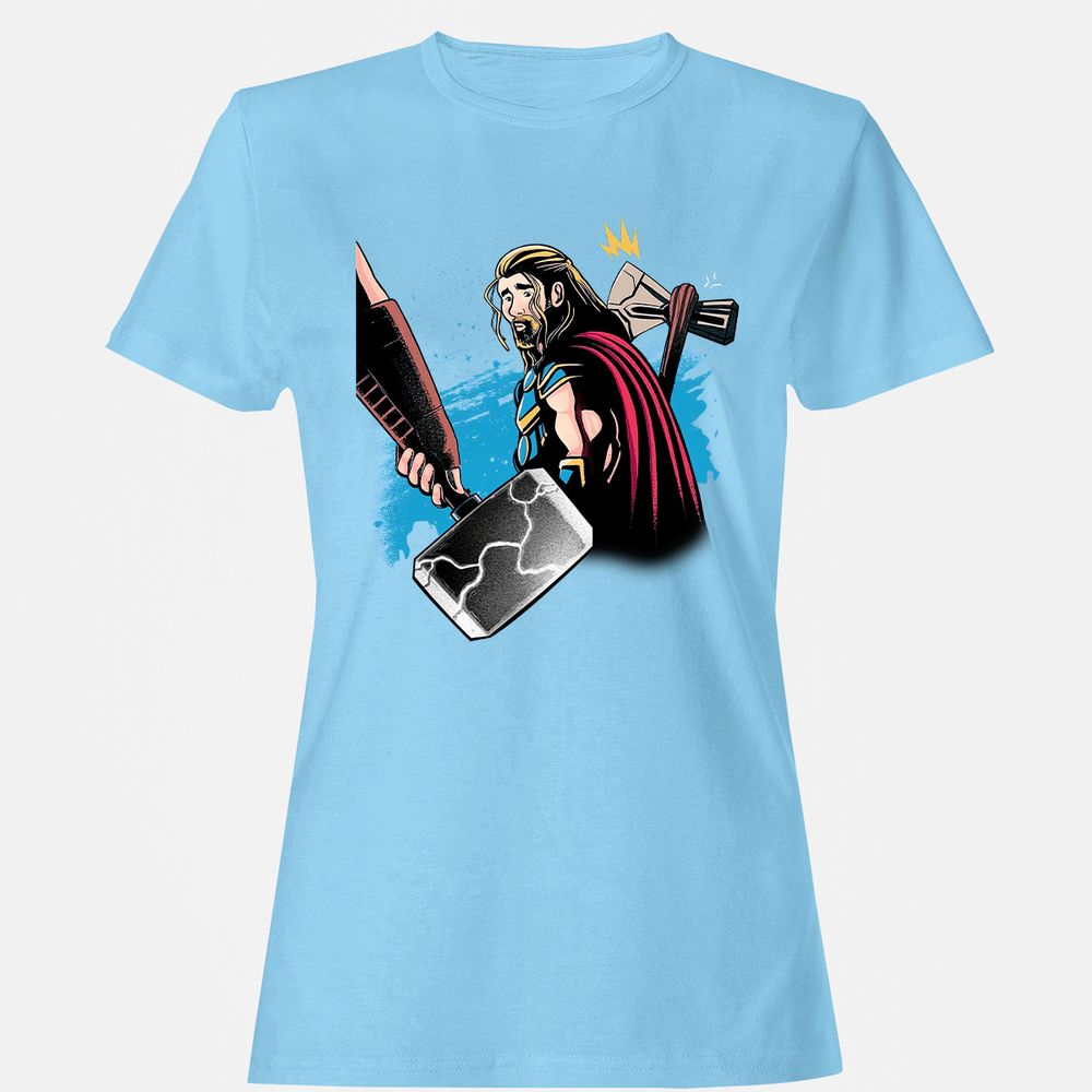 Women's T-Shirt - 33K1R7KC - Light Blue - 8