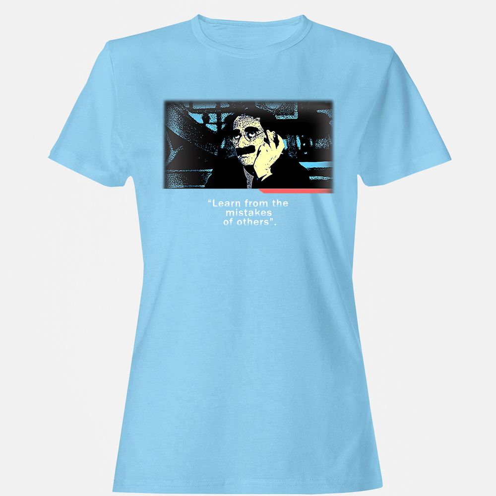 Women's T-Shirt - Q7JYAJTL - Light Blue - 8