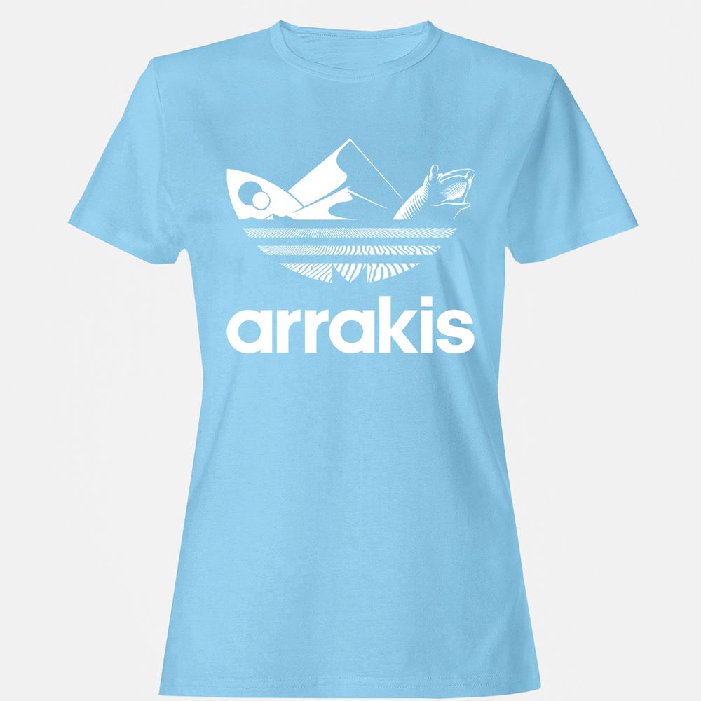 Women's T-Shirt - EDQPJUFN - Light Blue - 8