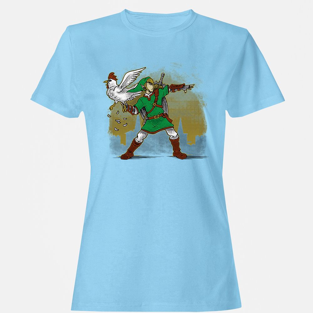 Women's T-Shirt - Q82JNNYQ - Light Blue - 8