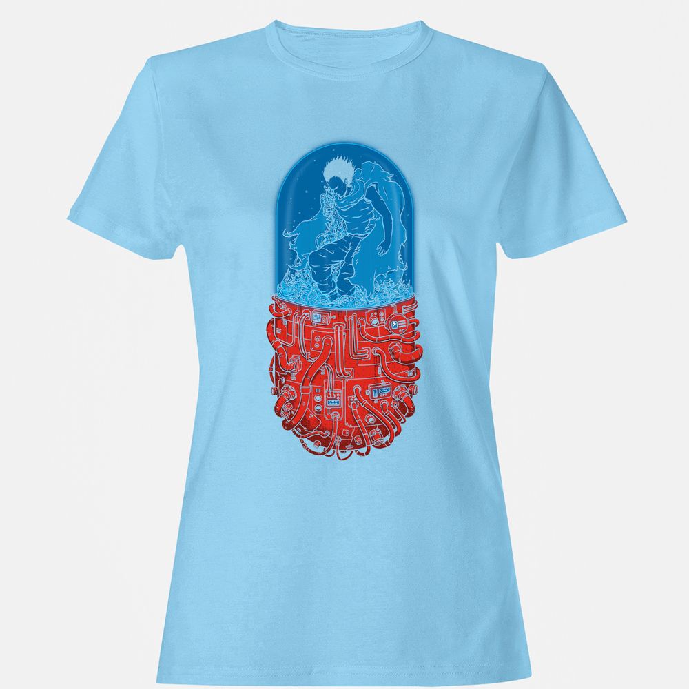 Women's T-Shirt - B3AHLE56 - Light Blue - 8