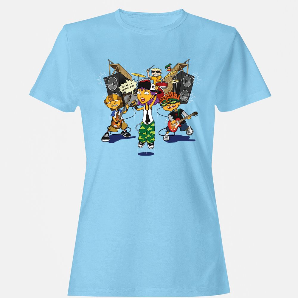 Women's T-Shirt - UXXP7ZWW - Light Blue - 8