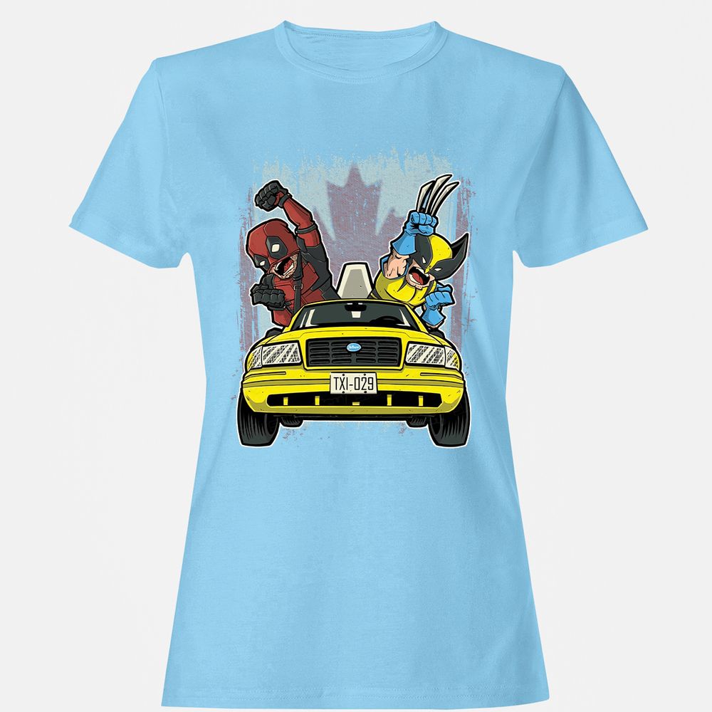 Women's T-Shirt - Q2T9R866 - Light Blue - 8