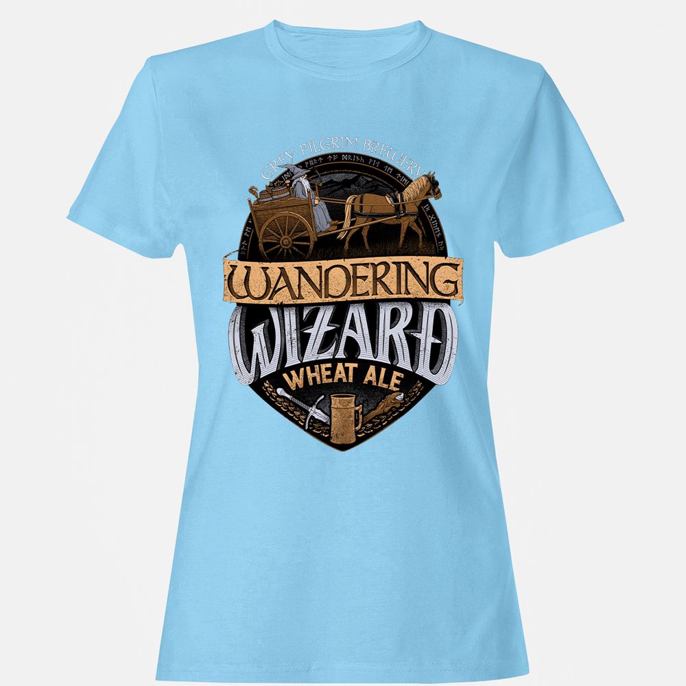 Women's T-Shirt - JFVQK8C4 - Light Blue - 8