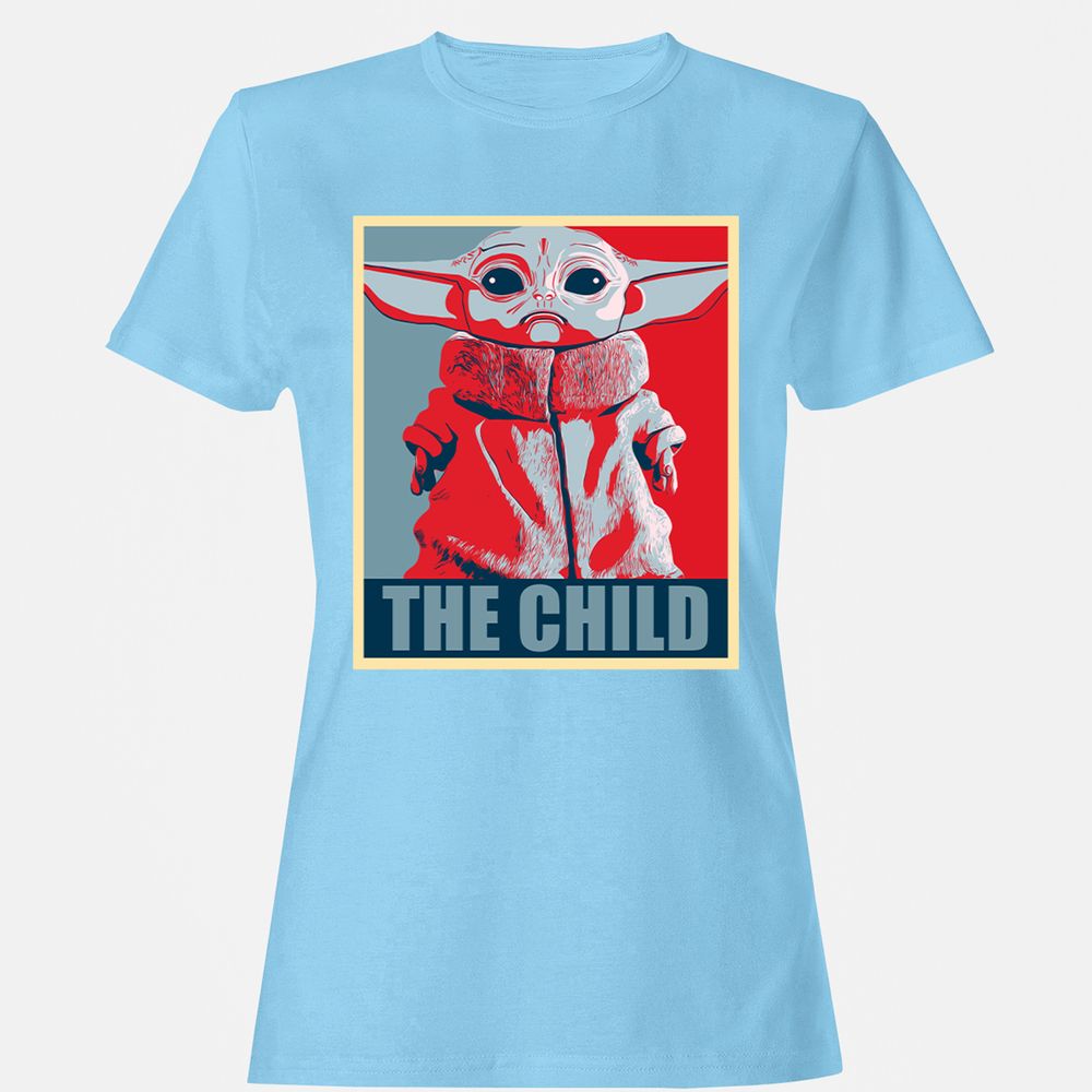 Women's T-Shirt - 6BYJSUX6 - Light Blue - 8