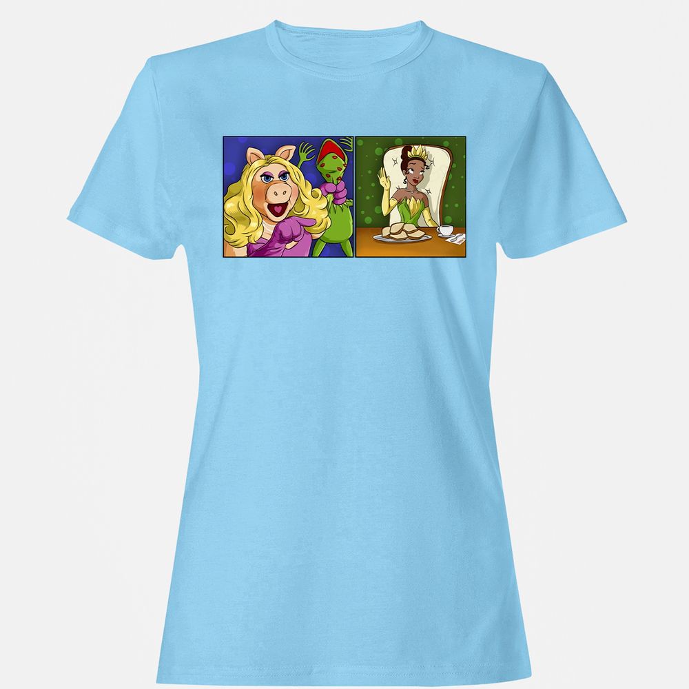 Women's T-Shirt - LRCJNW3Z - Light Blue - 8
