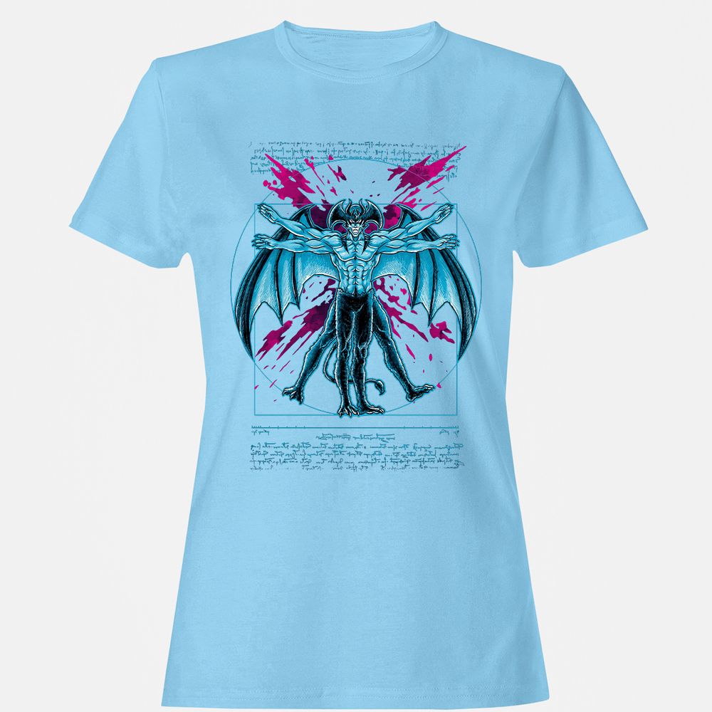 Women's T-Shirt - U9L3NECX - Light Blue - 8