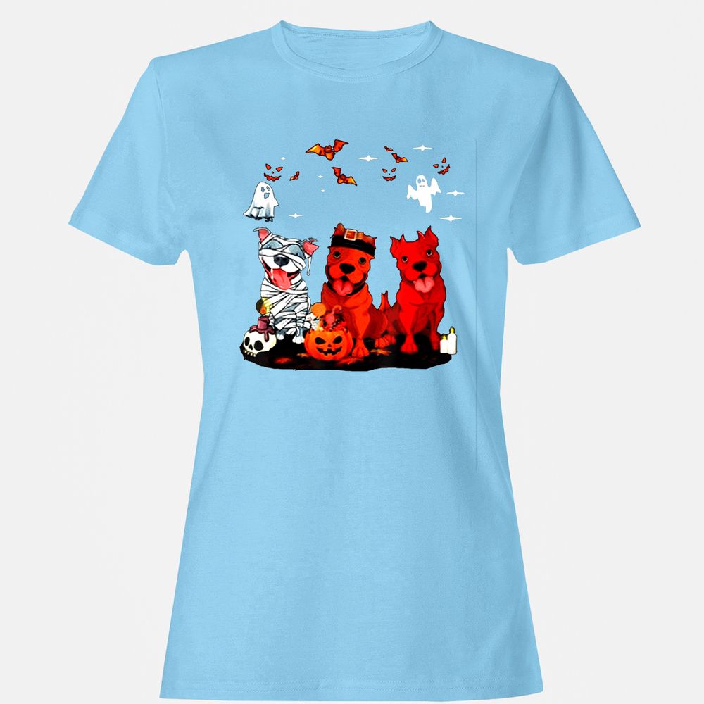 Women's T-Shirt - H9TGGUPJ - Light Blue - 8