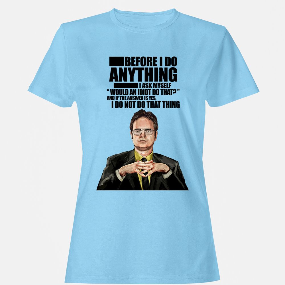 Women's T-Shirt - U4CCZ2D3 - Light Blue - 8