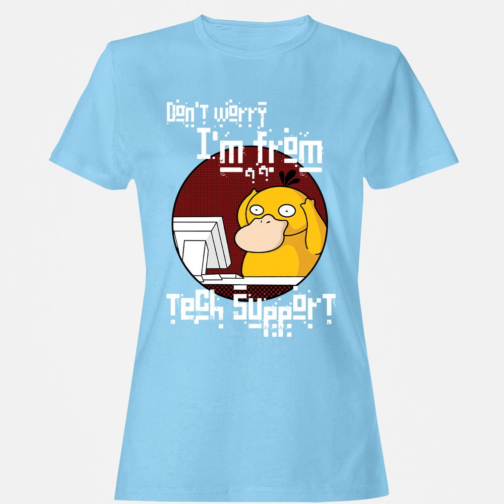 Women's T-Shirt - FUZRX6FB - Light Blue - 8