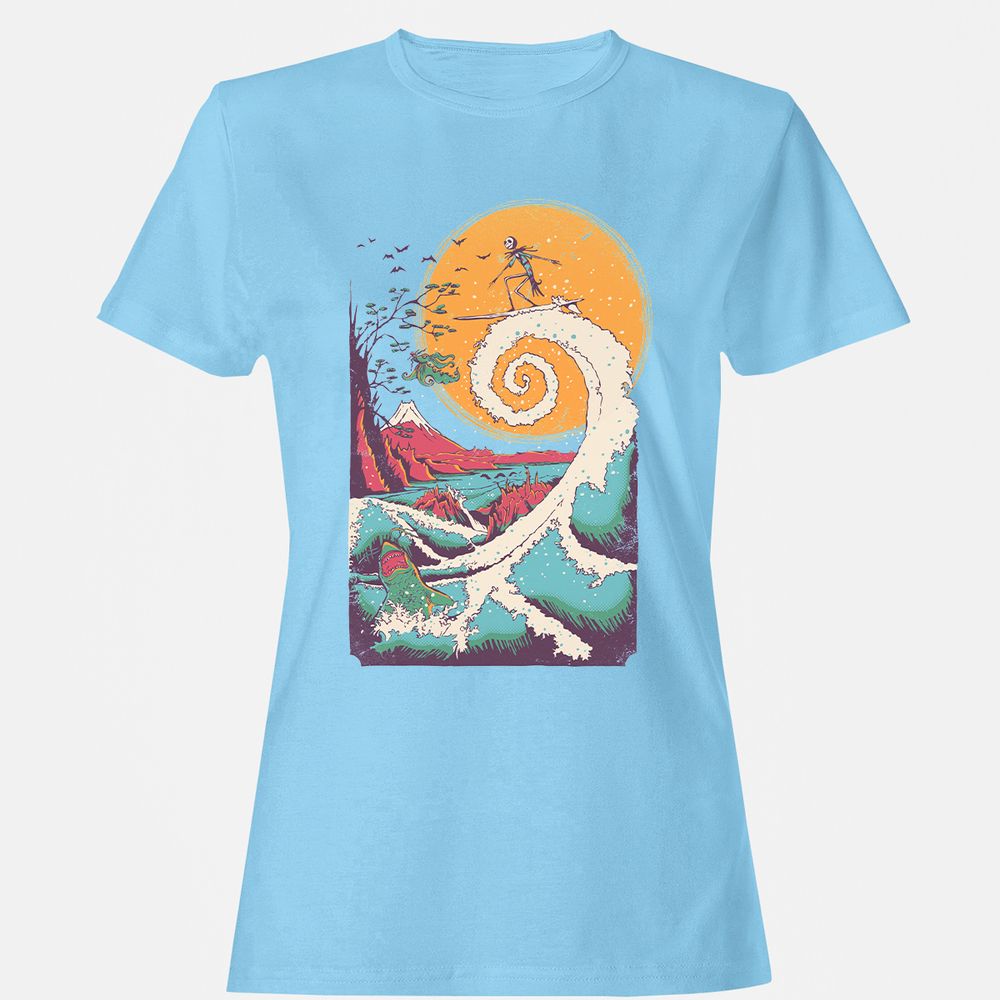 Women's T-Shirt - YM6XKWCG - Light Blue - 8