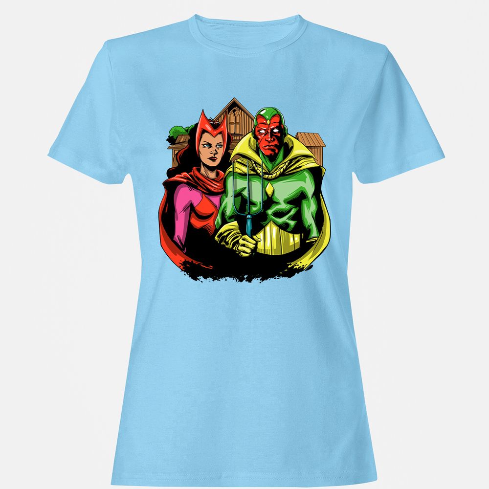 Women's T-Shirt - RE1Q61AM - Light Blue - 8