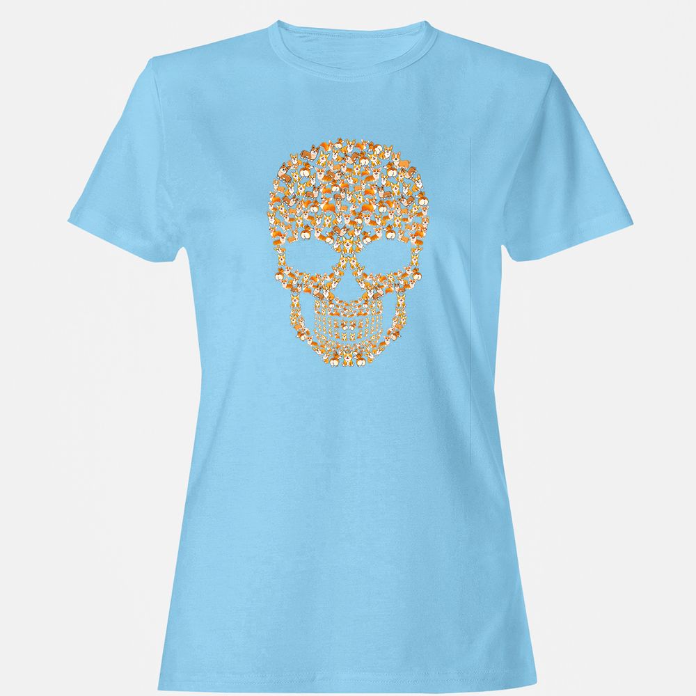 Women's T-Shirt - T7EZFMGA - Light Blue - 8